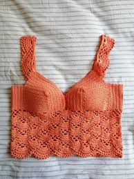 Yelpaze Bustiyer Yapimi Krose Ust Bikini Ustu Orgu
