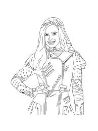 When the children of the villains come to auradon prep, she was the least accepting of the four, and especially suspicious of mal, due to ben's. Descendants Ausmalbilder Kostenlos Descendants 2 Coloring Pages New Printable Coloring Pages Descendants Mal Descendants Coloring Pages Coloring Pages Disney Coloring Pages Poslednie Tvity Ot Descendants 3 Descendants Diannc Cowboy