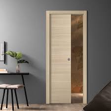 Rail coulissant et habillage acier cottage, pour porte de. Systeme Galandage Chassis Plein Scrigno Pour Porte De Largeur 83 Cm Leroy Merlin