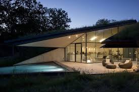 Partial Underground Living Edgeland Residence Design Milk Futuristic Home Architecture Architecture House