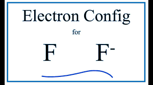 F Electron Configuration Fluoride Ion Electron Configuration Electrons Fluoride