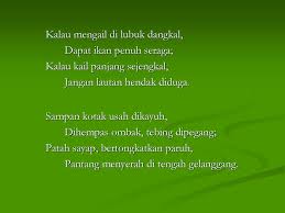 Kalau malas berusaha pasti akan susah. Kalau Kail Panjang Sejengkal Lautan Dalam San Kalop