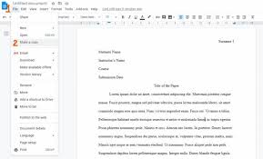Tables, illustrations, and other visuals should be placed as close to the relevant part of text as possible. How To Create An Mla Format Template In Google Docs With Examples