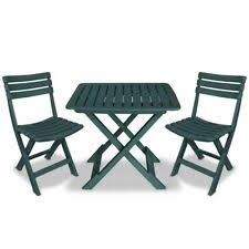 Patio sense morgan set of 4 wicker stackable mocha metal frame stationary dining chair (s) with balkene home woven seat. Plastic Modern Table Chair Sets For Sale Ebay