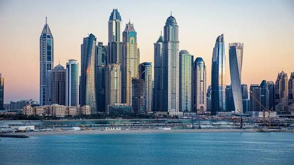 Dubai Marina waterfront and skyline