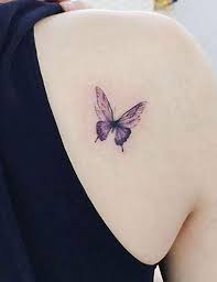Pin By Maria Garcia On Tatouage Purple Tattoos Tattoos Purple Butterfly Tattoo