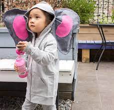And while you can't bring a calf home with you, you can temporarily. No Sew Diy Elephant Kids Costume Primary Com