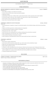 Worked closely with teachers to create a fun and educational schedule of activities. Commercial Assistant Resume Sample Mintresume