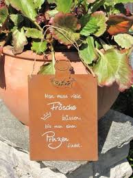 Edelrost Gedichttafel Frosch Wunderschones Edelrost Schild Als Dekoration Fur Haus Und Garten Auch Als Gesch Spruche Garten Edelrost Blechschilder Spruche