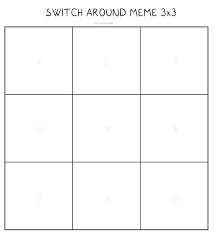 Switch Around Meme 3x3 Base By Omenaapple On Deviantart Person Sketch Art Memes Memes