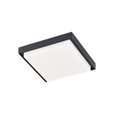 Kuzco Ridge 8 25 Led Flush Mount Outdoor Light Black Ec34509 Bk
