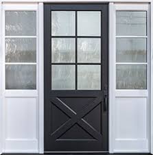 Split front door with screen. 758pw 2sl Cst Split Finish Painted Black And White Classic Front Door Seedy Baroque Glass By Glenview Doors