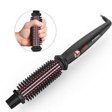 Phoebe Curling Iron Brush Automatic Hair Curler In 2021 Hair Curling Machine Ceramic Hair Hot Curlers