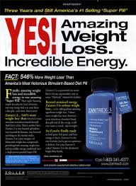 Zantrex 3 did not make our top 5 fat burners; Manufacturing Desire Weight Ads