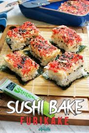 Sushi Bake Furikake Quick And Easy Recipe Amiable Foods Recipe In 2020 Sushi Recipes Sushi Bake Homemade Sushi