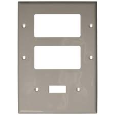 Choose from outlet covers like toggle switch plates and rocker switch plates or blank wall plates as simple additions to beautify your space. Leviton White 3 Gang 1 Toggle 2 Decorator Rocker Wall Plate 1 Pack 80731 W The Home Depot