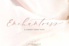 ✔️ customize your own preview on ffonts.net to make sure it`s wild script font. Enchantress Luxury Font 61586 Script Font Bundles Luxury Font Beautiful Script Fonts Script Fonts