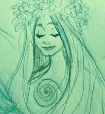 I will be posting storyboards from the newly released moana in the near future. Monsters And Glitter And Bloodgasms Te Fiti Sketch Moana Vaiana Tefiti Disney