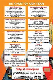 We are based in the famous capital of kuala lumpur in malaysia. Recoveryteam Rnd Resources Sdn Bhd Is Looking To Hire Various