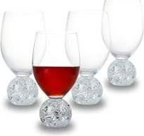 Amazon.com | YLNNLC Red Wine Glasses Set of 4-16 oz Lead ...
