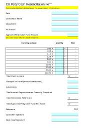 Going through the bank reconciliation process can identify. 20 Petty Cash Reconciliation Templates In Pdf Doc Excel Free Premium Templates