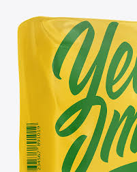 Download Matte Cement Bag Mockup In Bag Sack Mockups On Yellow Images Object Mockups PSD Mockup Templates