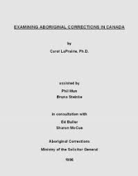 We did not find results for: Examining Aboriginal Corrections In Canada