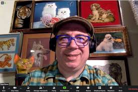 Zoom backgrounds can't get any more iconic than this!