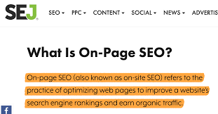 Seo (search engine optimization) is a process that influences the online visibility of a website in unpaid/organic search results. On Page Seo The Beginner S Guide 2021