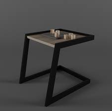 Walnut medium specialty wood coffee table with detailed legs. Coffee Table Easy Z Cube44 Furniture Awarded Designer Furniture Designer Loft Furniture Condo Furniture