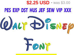 Disney font svg instant download disney cut file font. Walt Disney Font Embroidery Instant Download