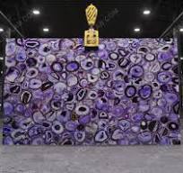 Purple Agate Backlit Slab