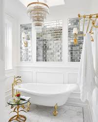 Chandeliers, bathroom lighting, pendants, ceiling lights 11 Bathtub Ideas That Will Make You Never Want To Leave Home Heather Hungeling Design