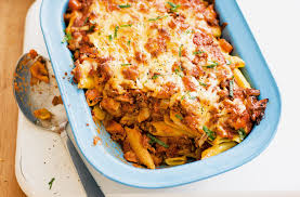 This easy dinner has succulent chicken, spicy chorizo and tender veg all. Chicken Bake Penne Pasta Recipes Tesco Real Food