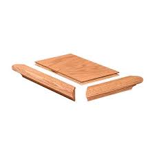 Anyway, here are stairs with just the flat riser and the treads with a finished edge. Wood Stair Treads Wood Stair Risers Treads Riser Stair Parts