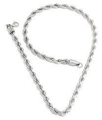 With the prices of gold going joyalukkas collection of silver chains have successfully made its way to the household in a tremendous way with a plethora of designs according. Saizen Silver Chain For Men Buy Online At Low Price In India Snapdeal