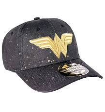 Casquette Wonder Woman Logo Dore Brode Boutique Officielle Dc Comics Casquette Wonder Woman Logo Wonder Woman Casquette