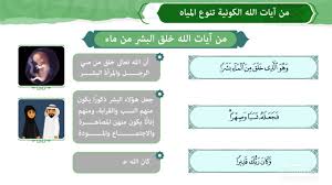 من آيات الله الكونية تنوع المياه Youtube