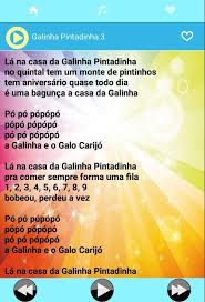 Quem sabe botar um ovo de ouro e salvar a vida do joão pé de feijão. Musica De Gallina Pintadinha Letras Completo For Android Apk Download