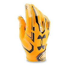 Black And Gold Football Gloves Youth Under Armour Boys F5 Football Gloves Steeltown Gold Black Youth Medium Football Gloves Football Football Equipment
