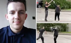 Michael McElhinney jailed for throwing paint at people in street