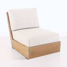Armless Outdoor Club Chair With A Refined And Sensible Look Still Has All The Comfort That An Out Dining Room Chairs Modern Club Chairs Outdoor Lounge Seating
