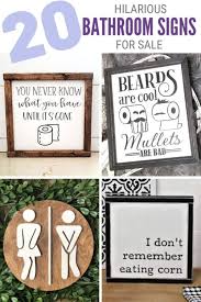 There are so many choices of printable bathroom signs that you can make as decoration in the bathroom. 20 Funny Bathroom Signs For Sale Crafty Blog Stalker