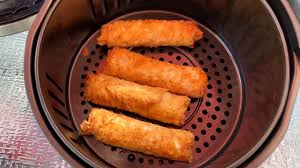 Lay an egg roll wrapper at an angle. Air Fryer Frozen Egg Rolls Recipe How To Cook Frozen Egg Rolls In The Air Fryer So Crispy Youtube