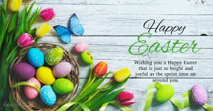 Now that we truly understand the meaning of easter, we should be not only be thankful and rejoice in what we have but also wish the same blessings to. Copy Of Happy Easter Message Decoration Blue Wood Postermywall