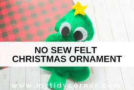 Maybe you would like to learn more about one of these? Easy Diy No Sew Felt Christmas Tree Ornament For Holiday Decor