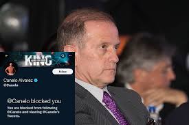 Canelo Álvarez bloqueó a Fernando Schwartz y el periodista  contraataca...promete que será "muy explícito"