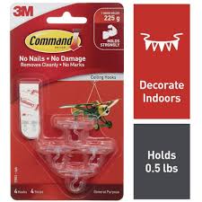 Maybe you would like to learn more about one of these? 3m Command Decorating Ceiling Hooks Adhesive No Tools Required Shopee Singapore