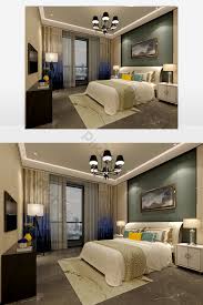 غرفة نوم حديثة بأسلوب بسيط الديكور والنموذج Max تحميل مجاني Pikbest