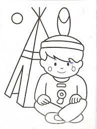 Pin De C S En Proyecto Los Indios Indigenas Para Colorear Dibujos Para Colorear Manualidades Indias